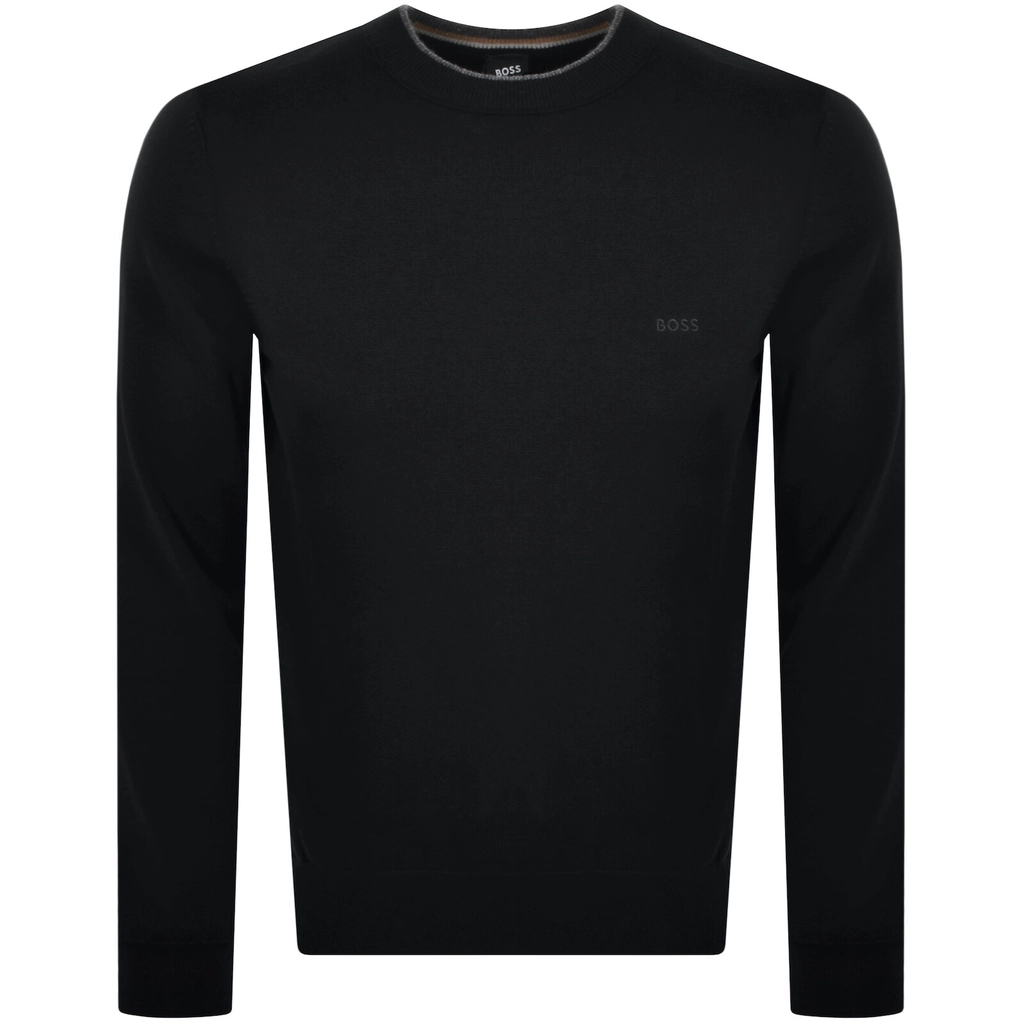 Hugo Boss BOSS Ebacio Knit Jumper Black